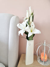 Load image into Gallery viewer, Giant Faux White Lily Single Stem
